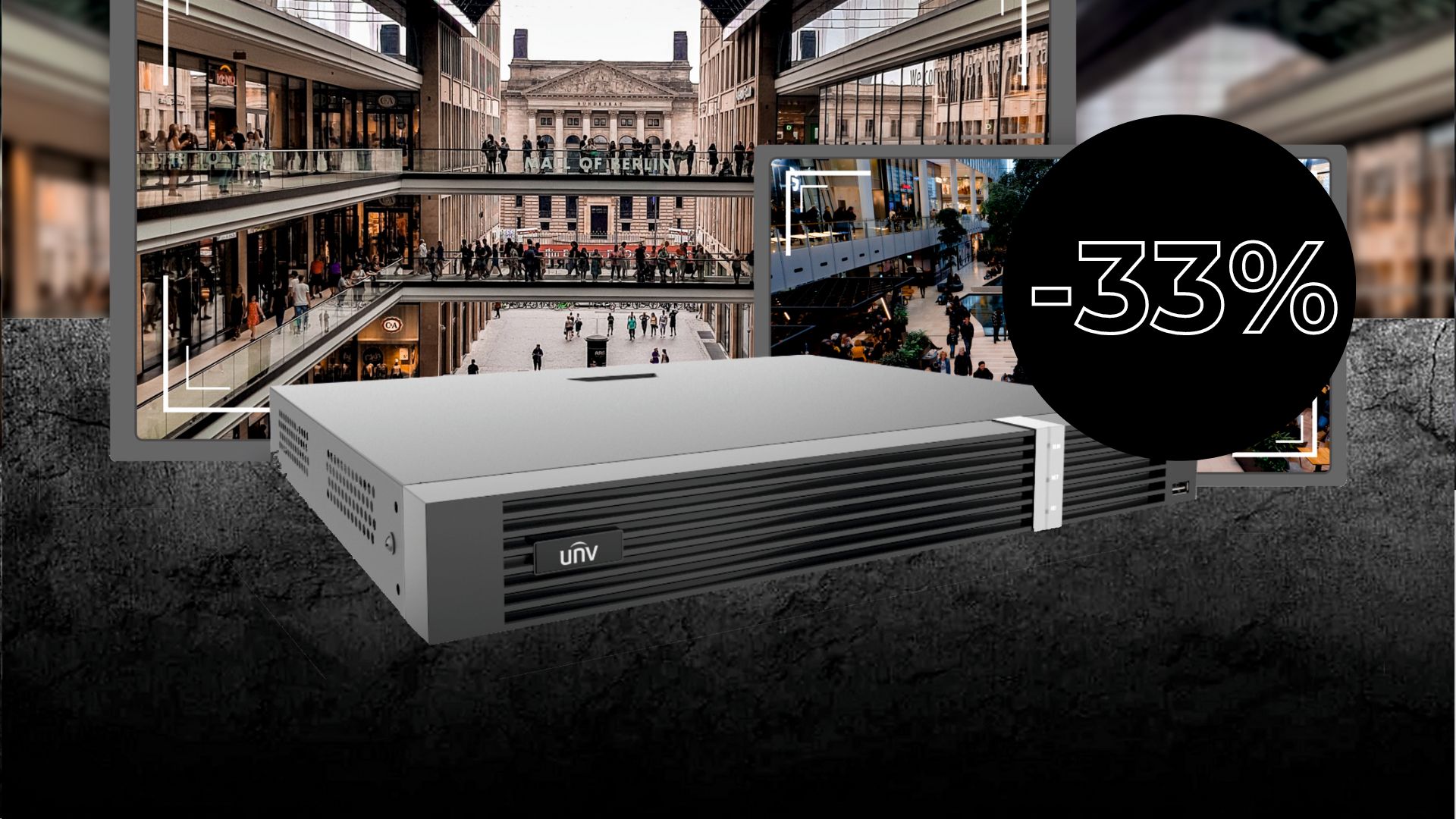 33% до конца марта на IP-видеорегистраторы UNV